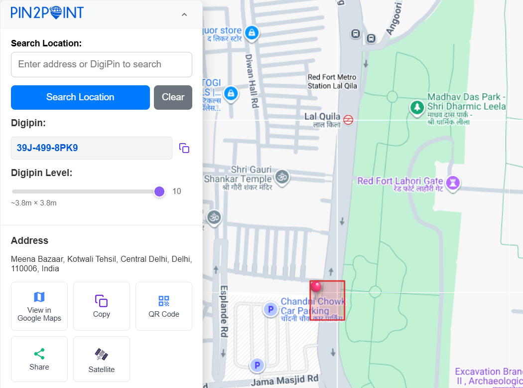 Pin2point's DIGIPIN Finder